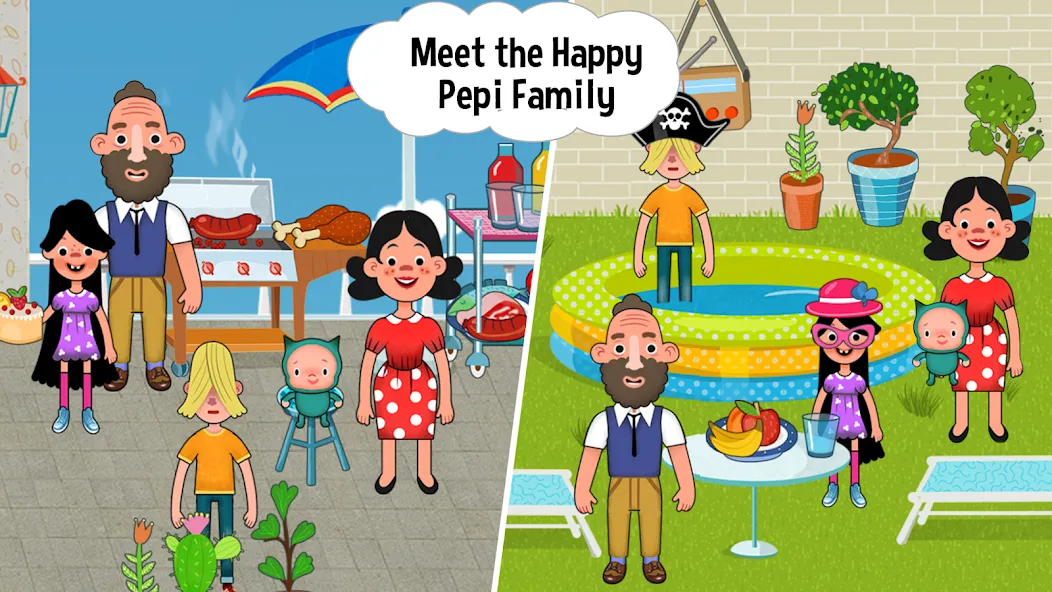 Pepi House: Happy Family (Пепи Хаус)  [МОД Бесконечные деньги] Screenshot 5