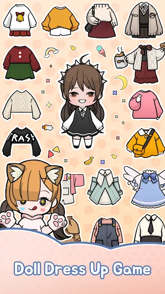 Unnie doll (Юнни кукла)  [МОД Все открыто] Screenshot 1