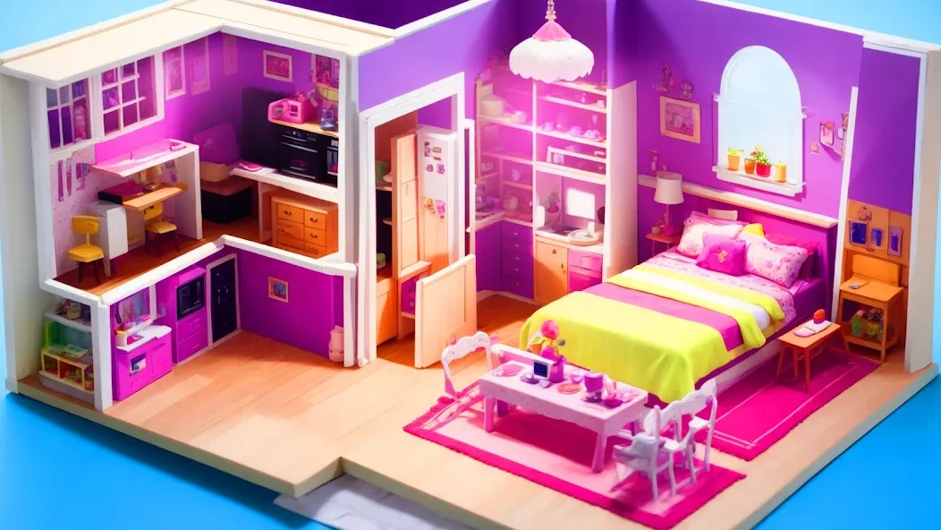 Doll House Design: Girl Games (Долл Хаус Дизайн)  [МОД Mega Pack] Screenshot 2