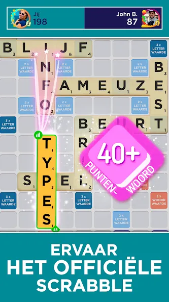 Scrabble® GO - Woordspel (Скрэббл ГО)  [МОД Unlimited Money] Screenshot 1