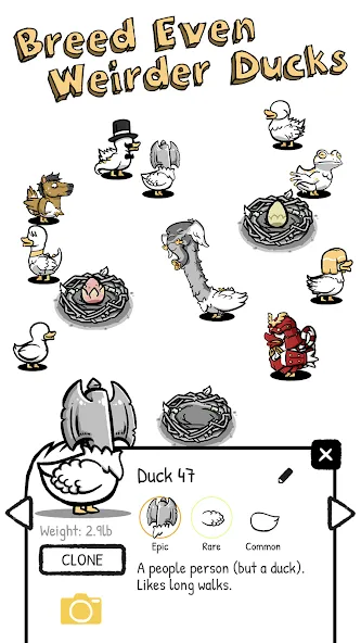 Clusterduck (Кластердак)  [МОД Бесконечные монеты] Screenshot 3