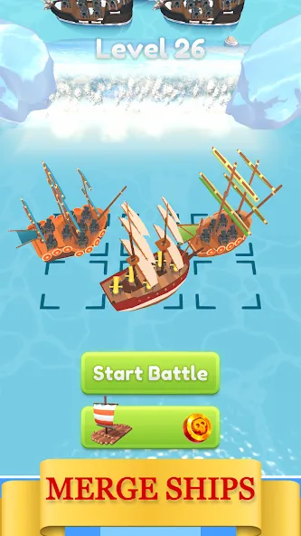 Merge Pirates (Мердж Пираты)  [МОД Бесконечные монеты] Screenshot 1