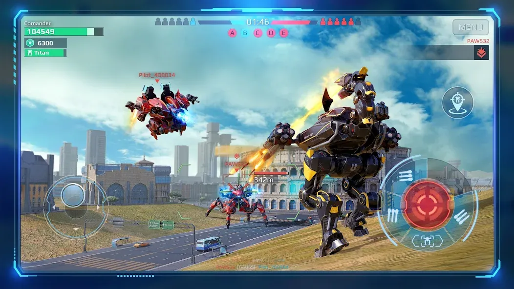 War Robots Multiplayer Battles  [МОД Mega Pack] Screenshot 4