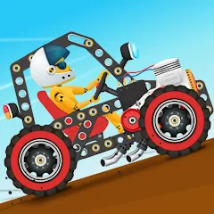 Скачать взлом Car Builder & Racing for Kids  [МОД Меню] - стабильная версия apk на Андроид