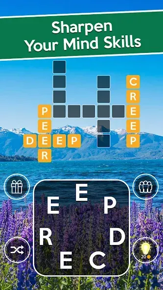 Word Cross: Crossy Word Search (Уорд Кросс)  [МОД Меню] Screenshot 2