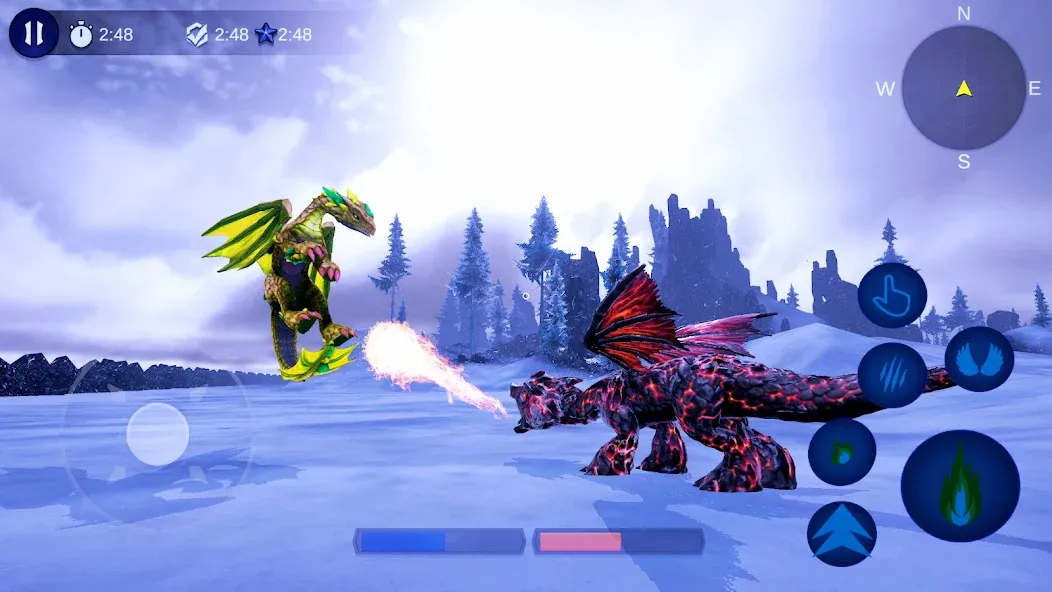 Magical Dragon Flight Games 3D  [МОД Бесконечные деньги] Screenshot 4