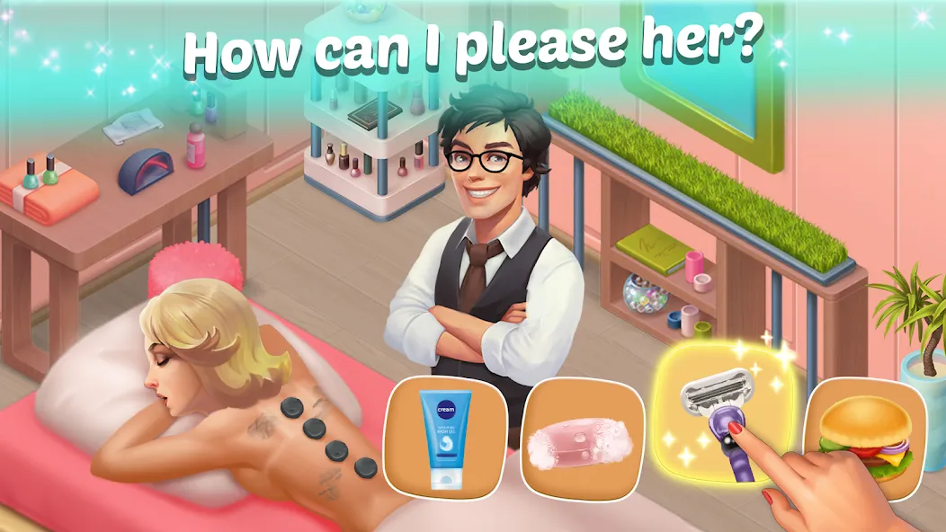 Family Hotel: love & match-3 (Фэмели Отель)  [МОД Бесконечные деньги] Screenshot 1