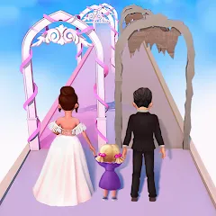 Взломанная Family Town: Match-3 Makeover (Фэмили Таун)  [МОД Unlimited Money] - последняя версия apk на Андроид