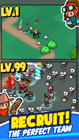 Rumble Heroes - Adventure RPG (Рамбл Хироес)  [МОД Много денег] Screenshot 4