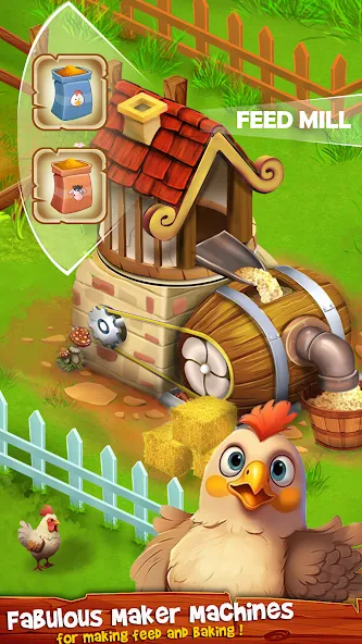 Country Valley Farming Game (Парадайз Хей Фарм Айленд)  [МОД Mega Pack] Screenshot 2