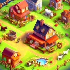 Взлом Country Valley Farming Game (Парадайз Хей Фарм Айленд)  [МОД Mega Pack] - последняя версия apk на Андроид