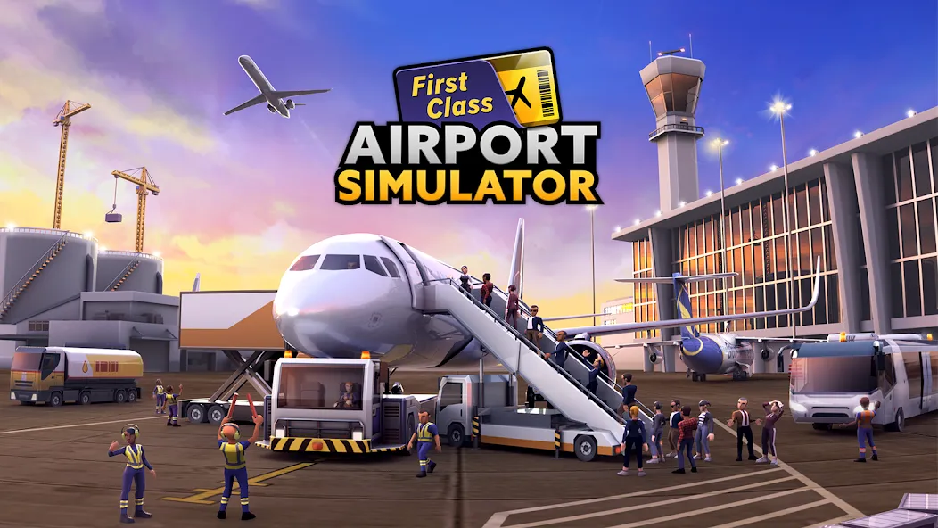 Airport Simulator: Tycoon Inc. (Эйрпорт Симулятор)  [МОД Много монет] Screenshot 1