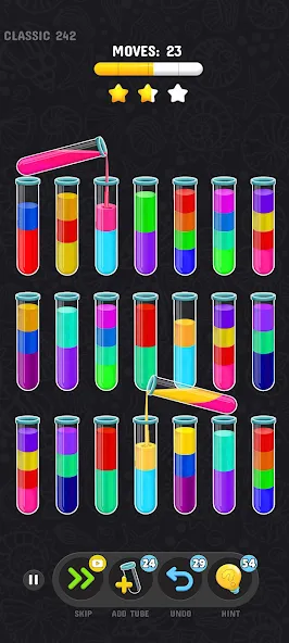 Color Water Sort Puzzle Games (Цветные игры сортировки воды)  [МОД Все открыто] Screenshot 1