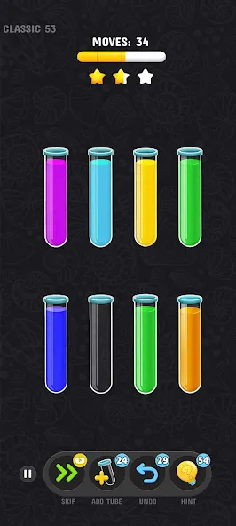 Color Water Sort Puzzle Games (Цветные игры сортировки воды)  [МОД Все открыто] Screenshot 2