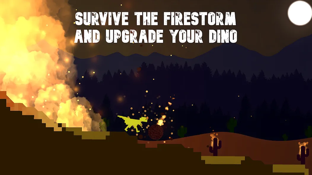 Dino Run Survival (Дино Ран Сурвайвал)  [МОД Бесконечные монеты] Screenshot 5