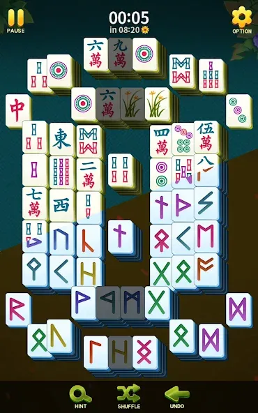 Mahjong Blossom Solitaire  [МОД Много денег] Screenshot 3