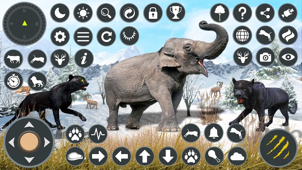 Wild Black Panther Games  [МОД Unlimited Money] Screenshot 3