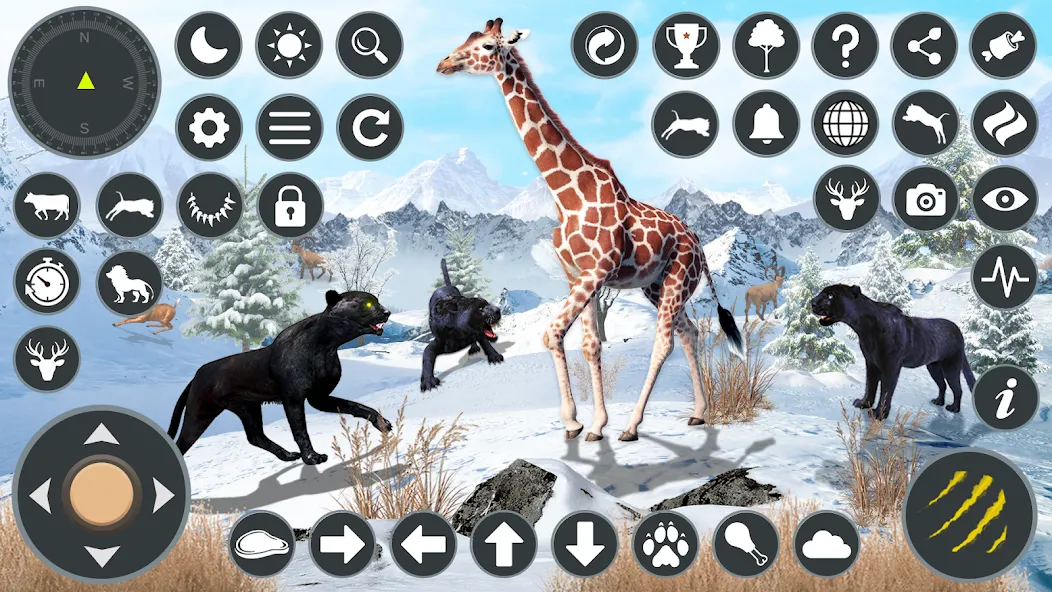 Wild Black Panther Games  [МОД Unlimited Money] Screenshot 4