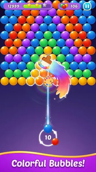 Bubble Shooter Gem Puzzle Pop (Бабл Шутер Драгоценный камень)  [МОД Много монет] Screenshot 3