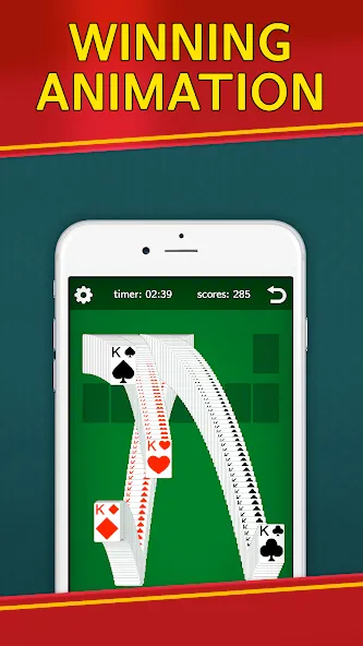 Classic Solitaire Klondike  [МОД Меню] Screenshot 4