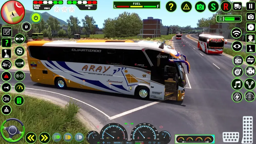 Euro Coach Bus Simulator 3D (Паблик Коуч Бас Драйвинг 3Д)  [МОД Menu] Screenshot 4