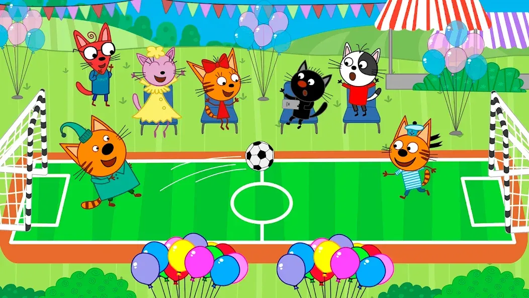 Kid-E-Cats: Kids birthday  [МОД Бесконечные деньги] Screenshot 4