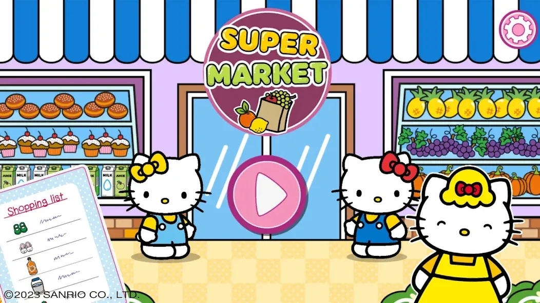 Hello Kitty: Kids Supermarket (Хеллоу Китти)  [МОД Unlocked] Screenshot 1