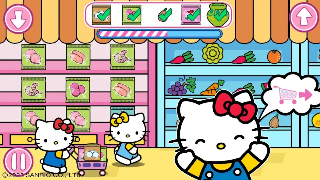 Hello Kitty: Kids Supermarket (Хеллоу Китти)  [МОД Unlocked] Screenshot 2