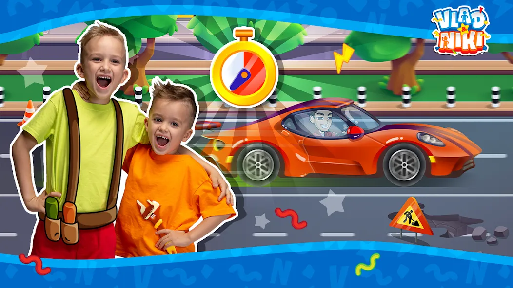Vlad and Niki: Car Service  [МОД Menu] Screenshot 4