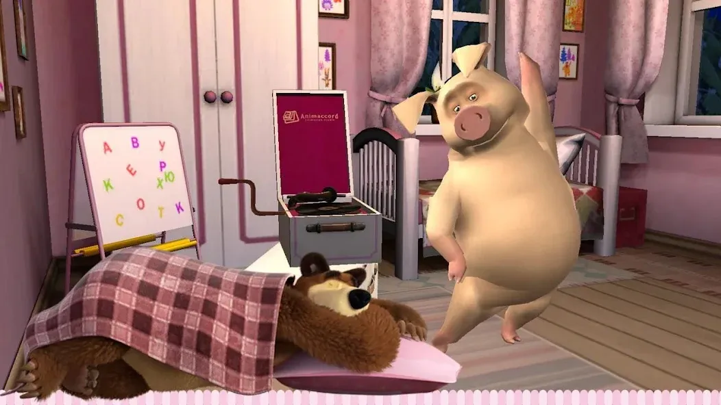 Masha and the Bear: Good Night  [МОД Mega Pack] Screenshot 4