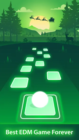 Magic Ball Tiles Hop Music Run (Меджик Бол Тайлз Хоп Мьюзик Ран)  [МОД Все открыто] Screenshot 1