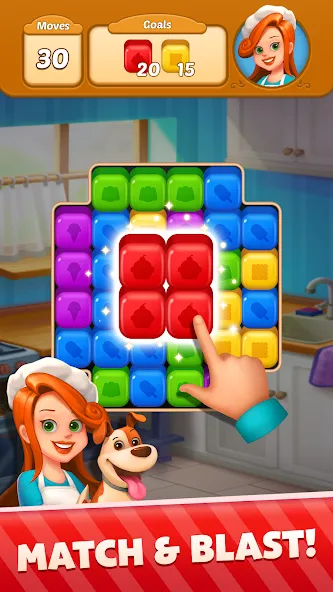 Sweet Cube Blast (Свит Кьюб Бласт)  [МОД Menu] Screenshot 2