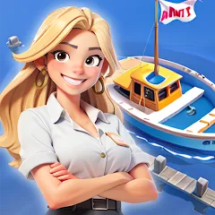 Взлом Idle Seafood Market -Tycoon (Айдл Сифуд Маркет)  [МОД Все открыто] - стабильная версия apk на Андроид