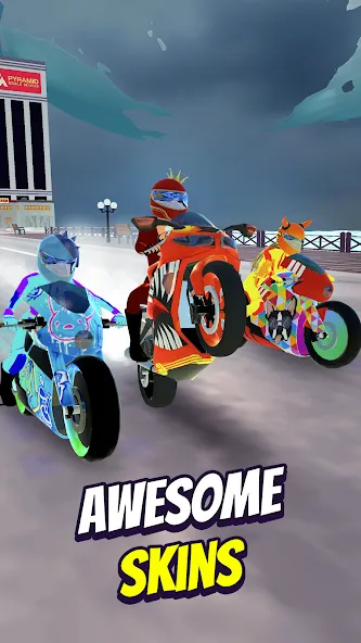 Wild Wheels: Bike Racing (Уайлд Вилз)  [МОД Mega Pack] Screenshot 3