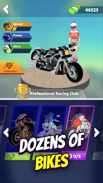 Wild Wheels: Bike Racing (Уайлд Вилз)  [МОД Mega Pack] Screenshot 4