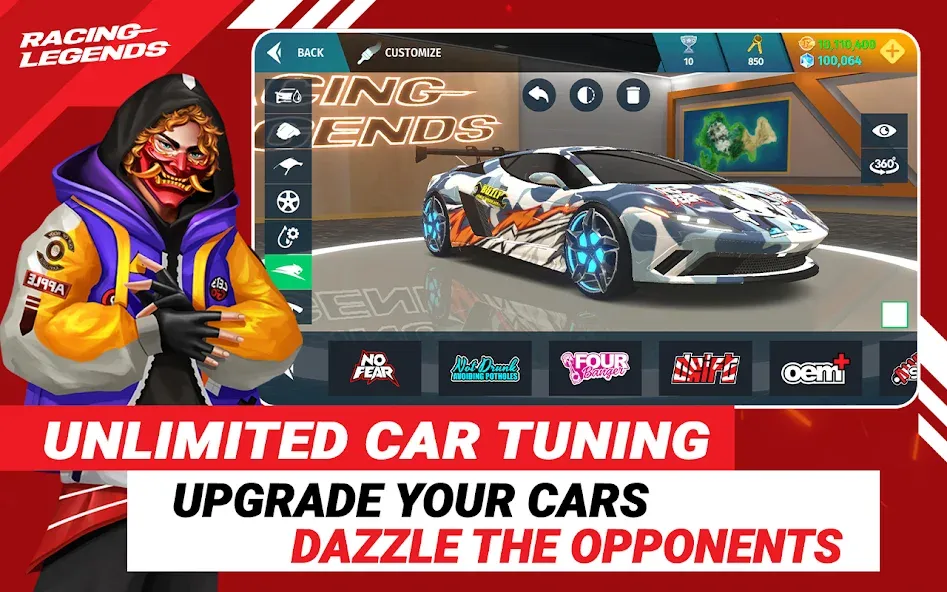 Racing Legends Funzy (Расинг Легендс Фанзи)  [МОД Menu] Screenshot 3