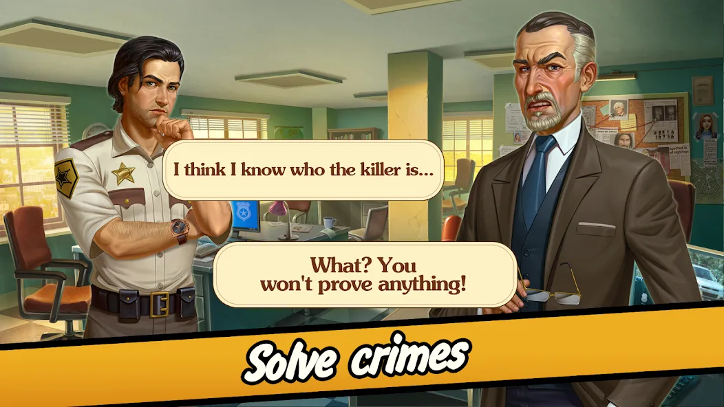 Solitaire Crime Stories  [МОД Много монет] Screenshot 4