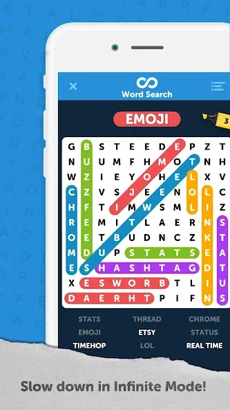 Infinite Word Search Puzzles (Инфинити ворд срч пазлы)  [МОД Unlimited Money] Screenshot 4