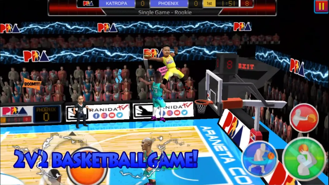 Basketball Slam! (Баскетбол Слэм)  [МОД Бесконечные монеты] Screenshot 1