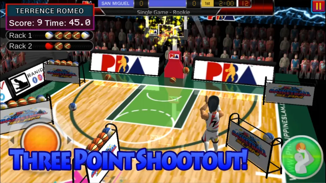 Basketball Slam! (Баскетбол Слэм)  [МОД Бесконечные монеты] Screenshot 3