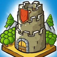 Скачать взлом Grow Castle - Tower Defense (Гроу Касл)  [МОД Много монет] - последняя версия apk на Андроид