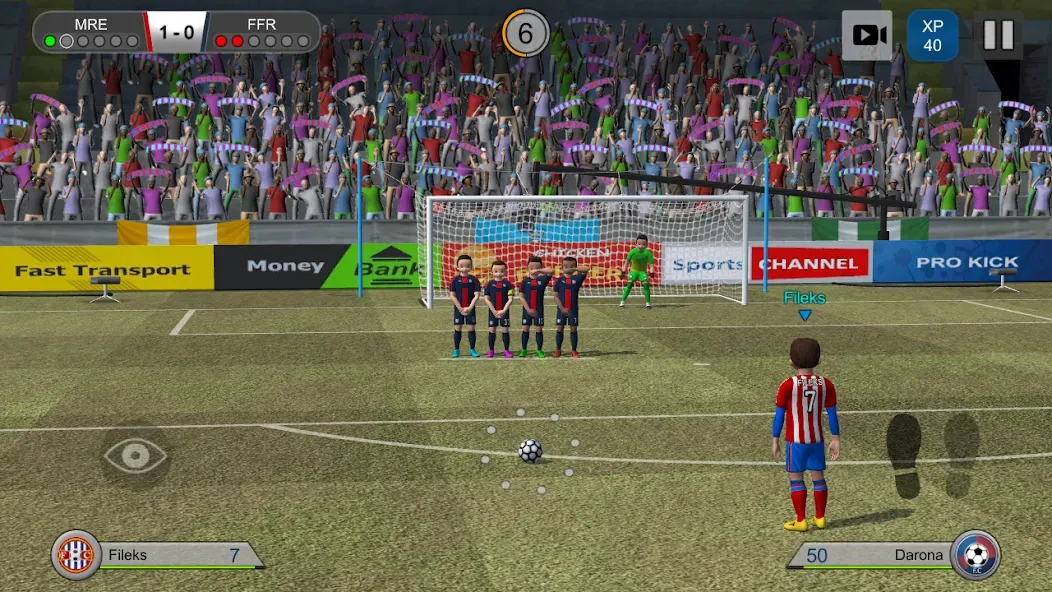 Pro Kick Soccer (Про Кик Сокер)  [МОД Unlimited Money] Screenshot 2