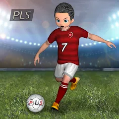 Взломанная Pro League Soccer (Про лига футбола)  [МОД Много денег] - полная версия apk на Андроид