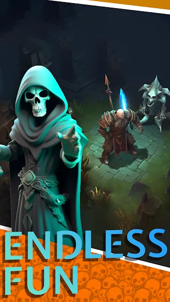 Necromancer Hero: Skeletons 3D (Некромантгерой)  [МОД Unlocked] Screenshot 2