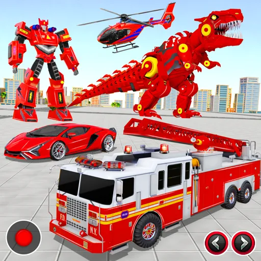 Fire Truck Robot Car Game  [МОД Mega Pack] Screenshot 1