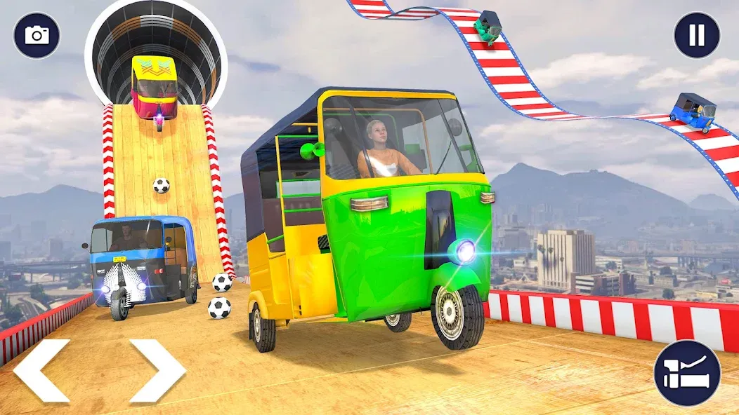 Tuk Tuk Auto Rickshaw Games 3D (Тук Тук Автомобильные рикши игры 3D)  [МОД Бесконечные деньги] Screenshot 2