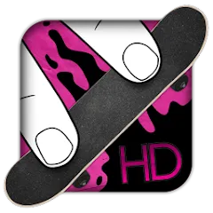 Скачать взломанную Fingerboard HD Skateboarding (Фингерборд ХД скейтбординг)  [МОД Бесконечные деньги] - последняя версия apk на Андроид