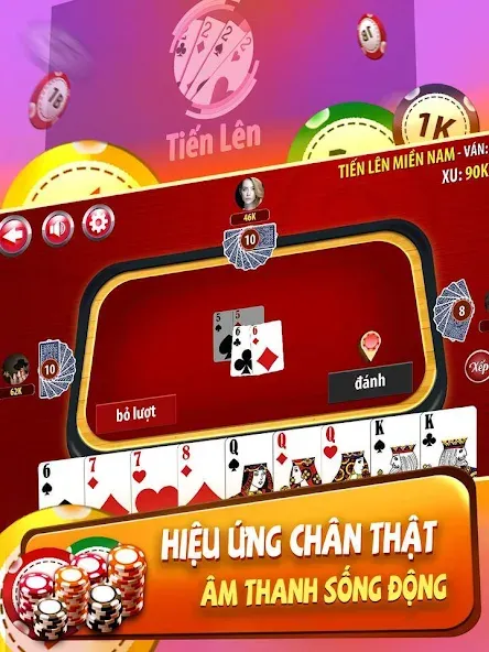 Tiến Lên Miền Nam - Tien Len  [МОД Все открыто] Screenshot 4