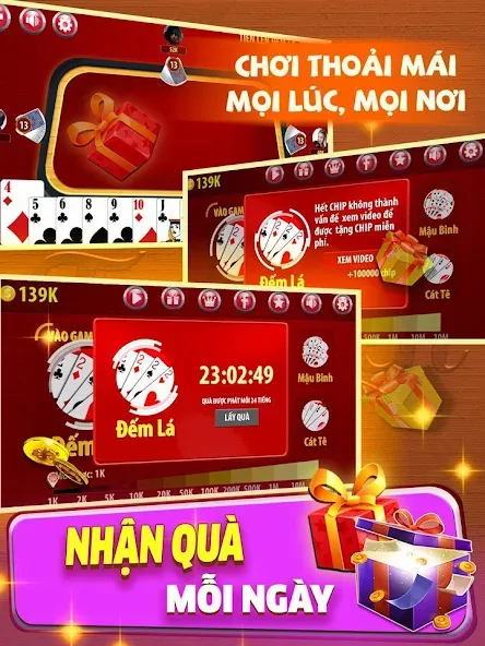 Tiến Lên Đếm Lá - Tien Len  [МОД Unlimited Money] Screenshot 3