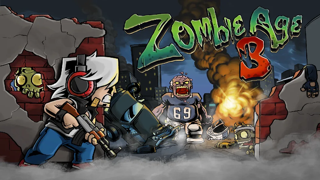 Zombie Age 3 Premium: Survival (Зомби Возраст 3 Премиум)  [МОД Бесконечные монеты] Screenshot 1